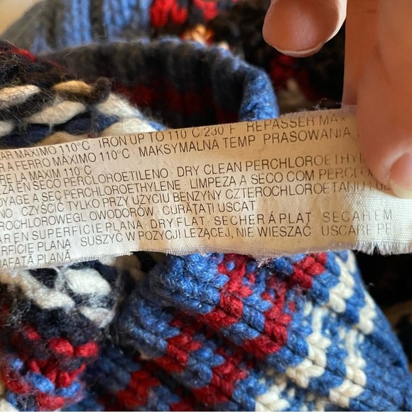 Zara Man Chunky Heavy Sweater Men’s Size XL Cowl Neck Fisherman's Acrylic Wool - Picture 16 of 16